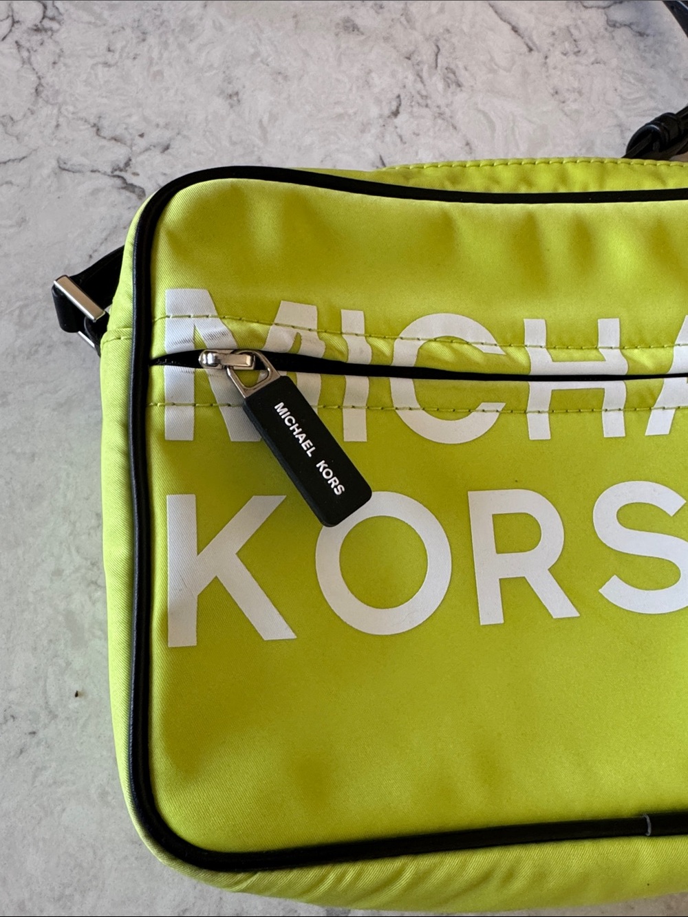 Michael Kors Neon Lime Green Crossbody Bag